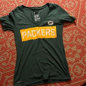 Nike Dri-FIT Team Apparel Tee - Dark Green & White